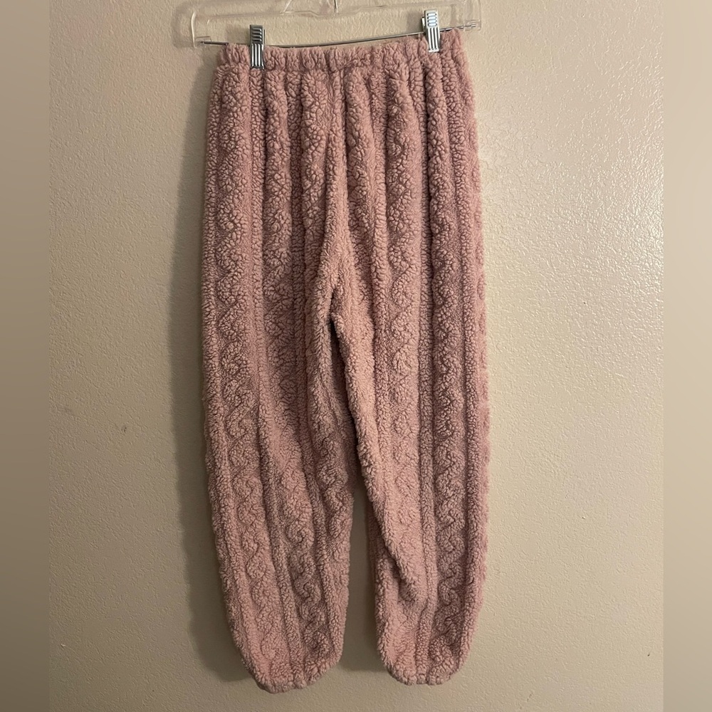 Cozy Pink Fleece Pants